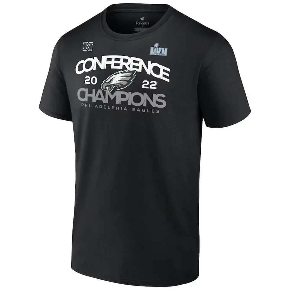 Outerstuff T-Shirt Men's XL Black Philadelphia Eagles 2022 NFC Champions SRT293